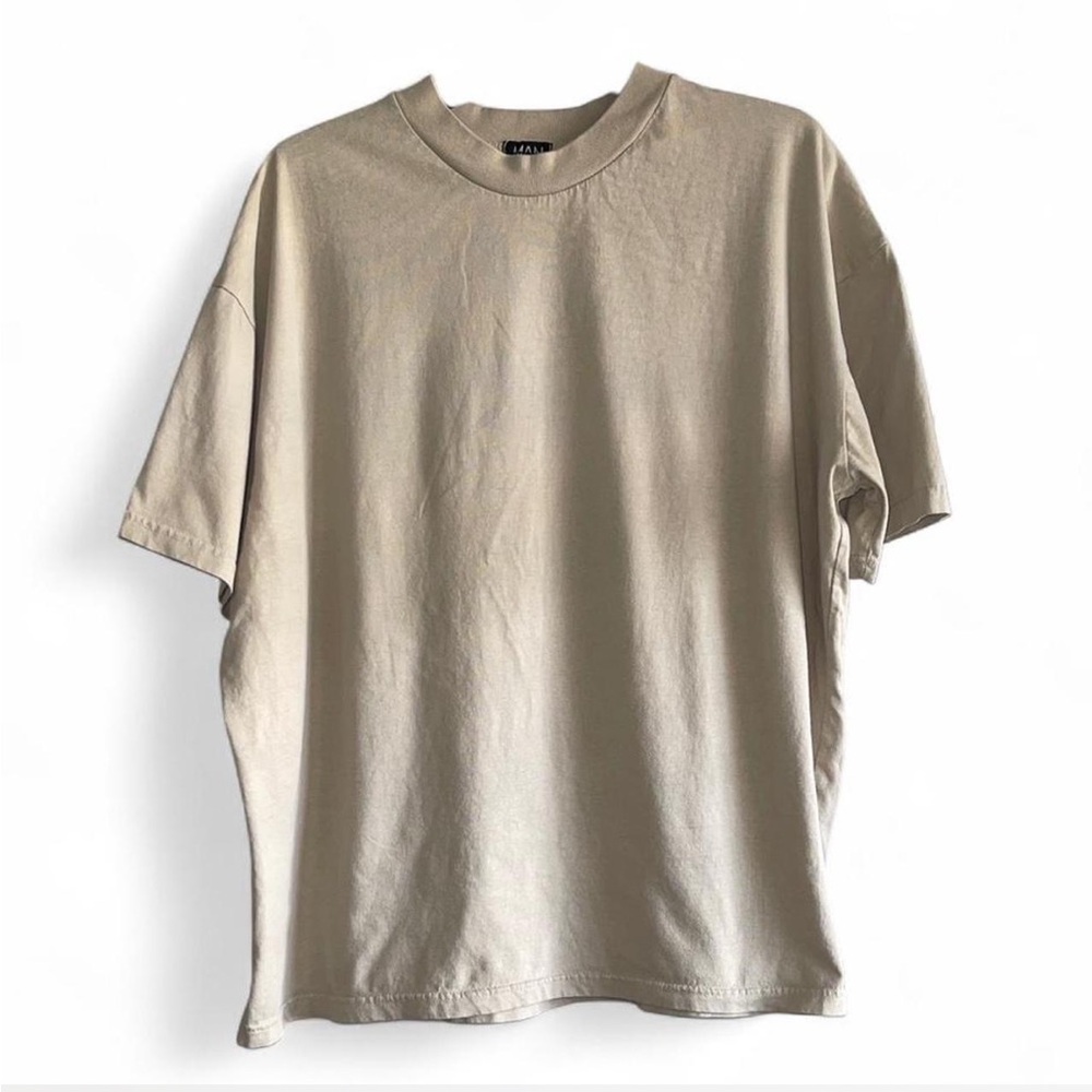 Man boohooman Classic Beige Short Sleeve Tee